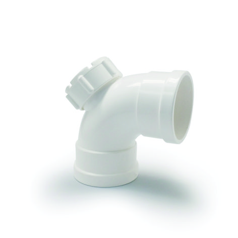 PVC drainage/90°elbow（with check hole）